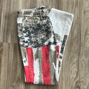 American Flag Jeans, Kulang Bu Luo Size 30